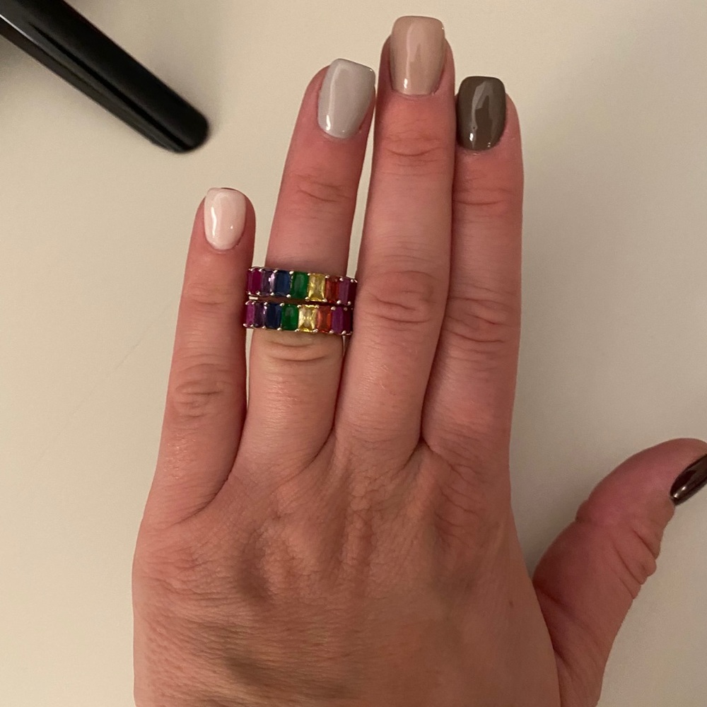 Adina’s Jewels Rainbow Rings 🌈